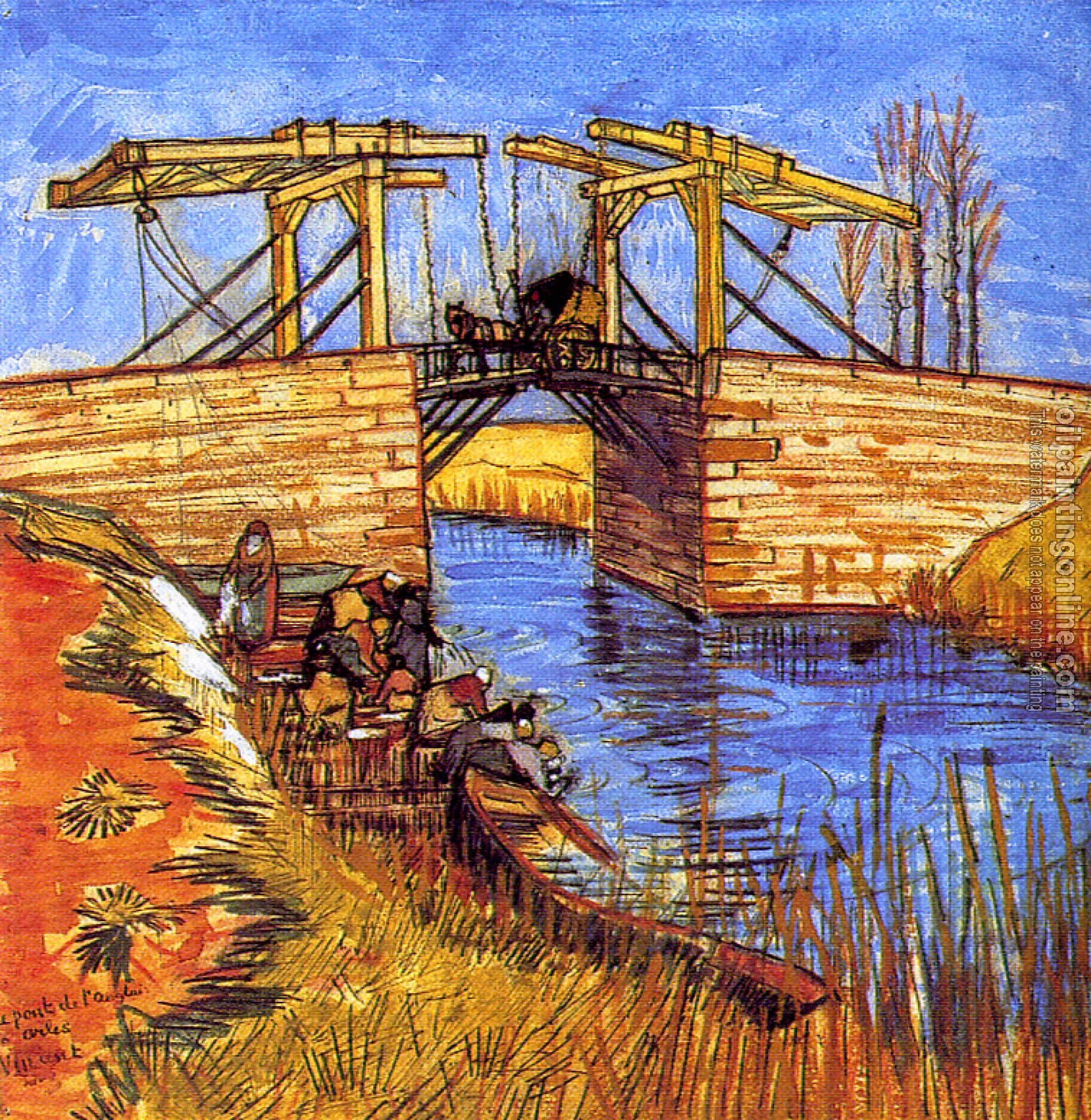 Gogh, Vincent van - Drawbridge with Carriage